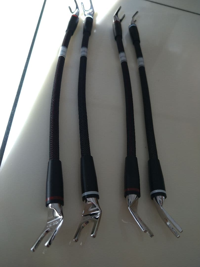 フルティック・ジャンパーケーブル 4本セット ブラック（長さ≒24.5cm）