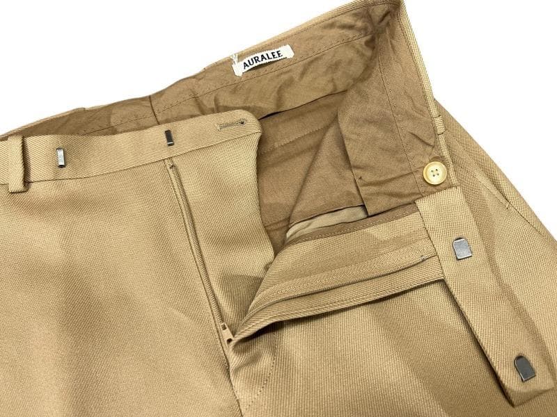 専用　1回着用 オーラリー ウール サージ ナロー スラックス トラウザーズ