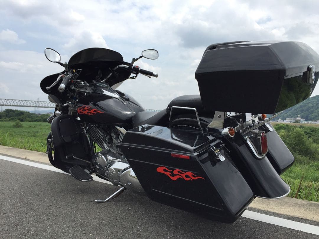 【野良猫】ドラッグスター250用ビッグタンクカバー