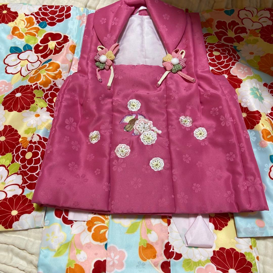 七五三用ピンク衣装セット
