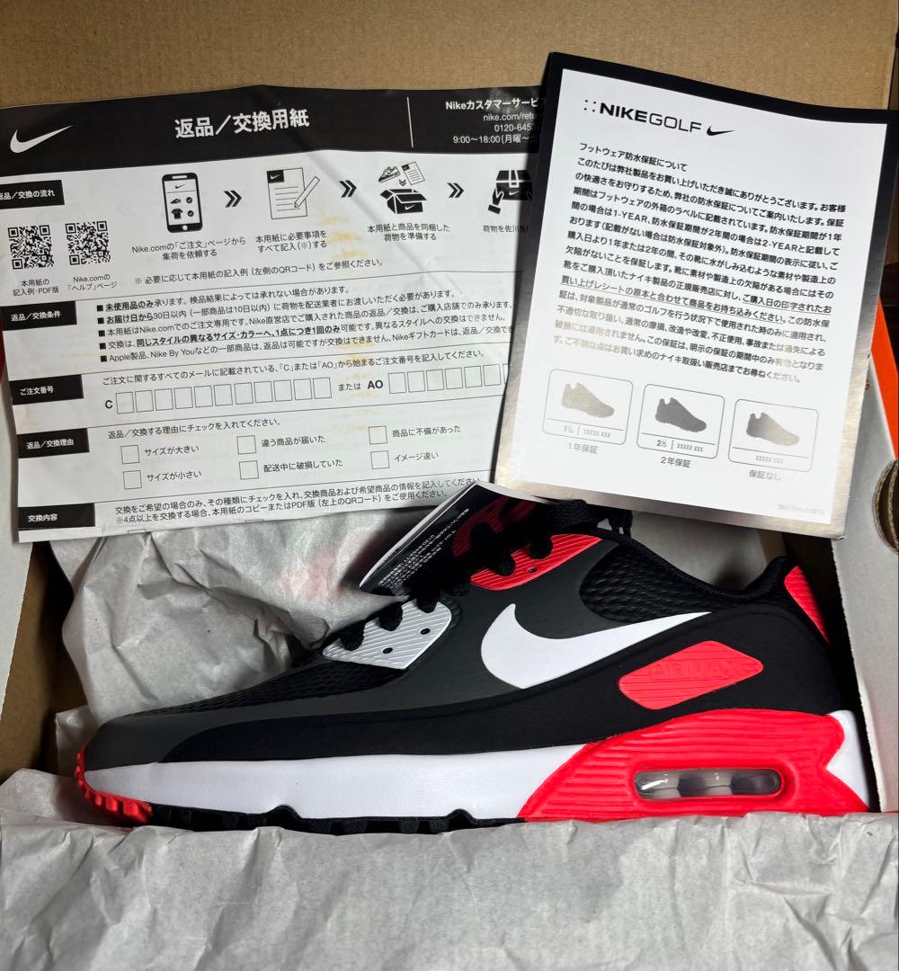 くろまる ナイキ エアマックス90 ゴルフ 　未使用品　27.0㎝