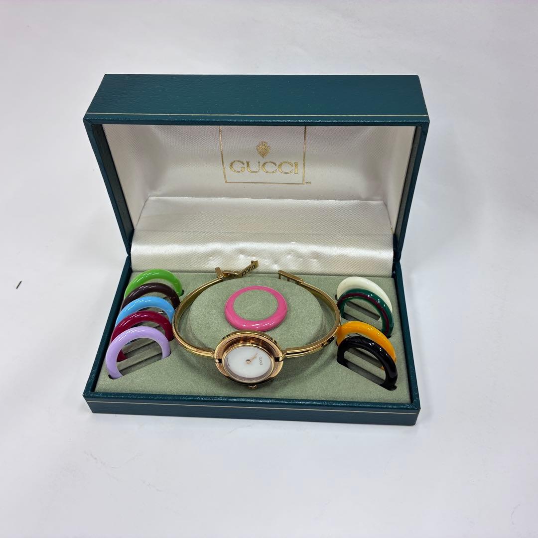 ▲GUCCI　グッチチェンジベゼル時計　10色　不動品