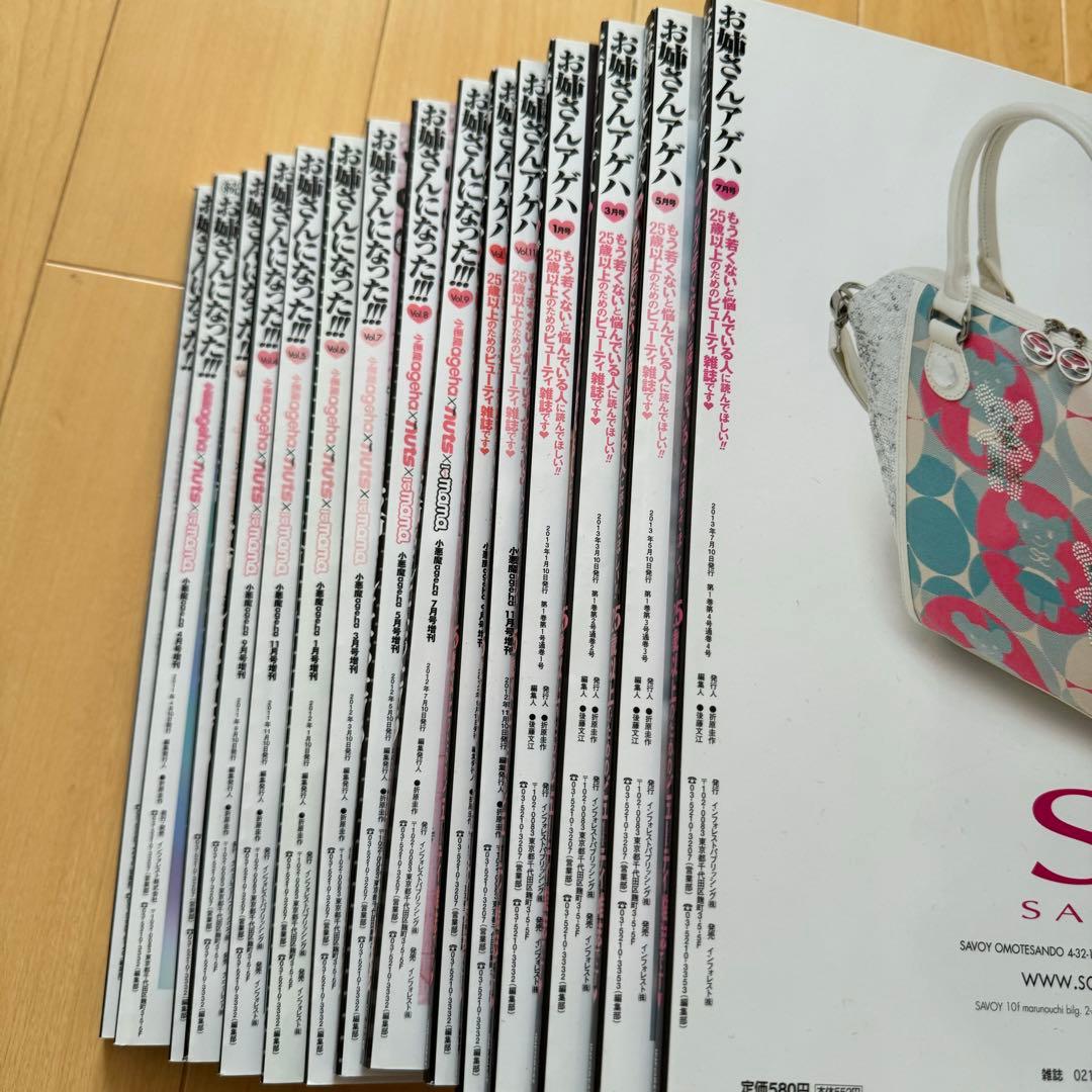 姉ageha 15冊セット　女性誌　平成ギャル　ファッション誌　ギャル雑誌
