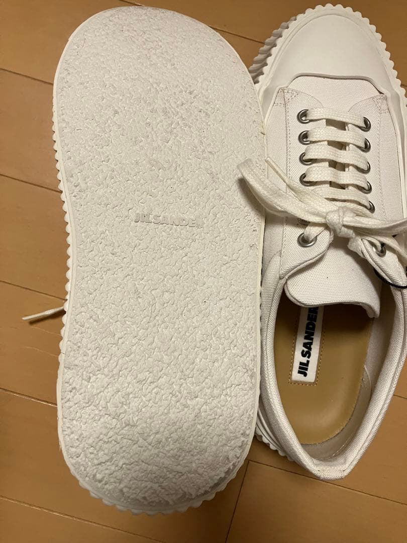 【新品】JIL SANDER プラットフォーム　レザー　スニーカー　38