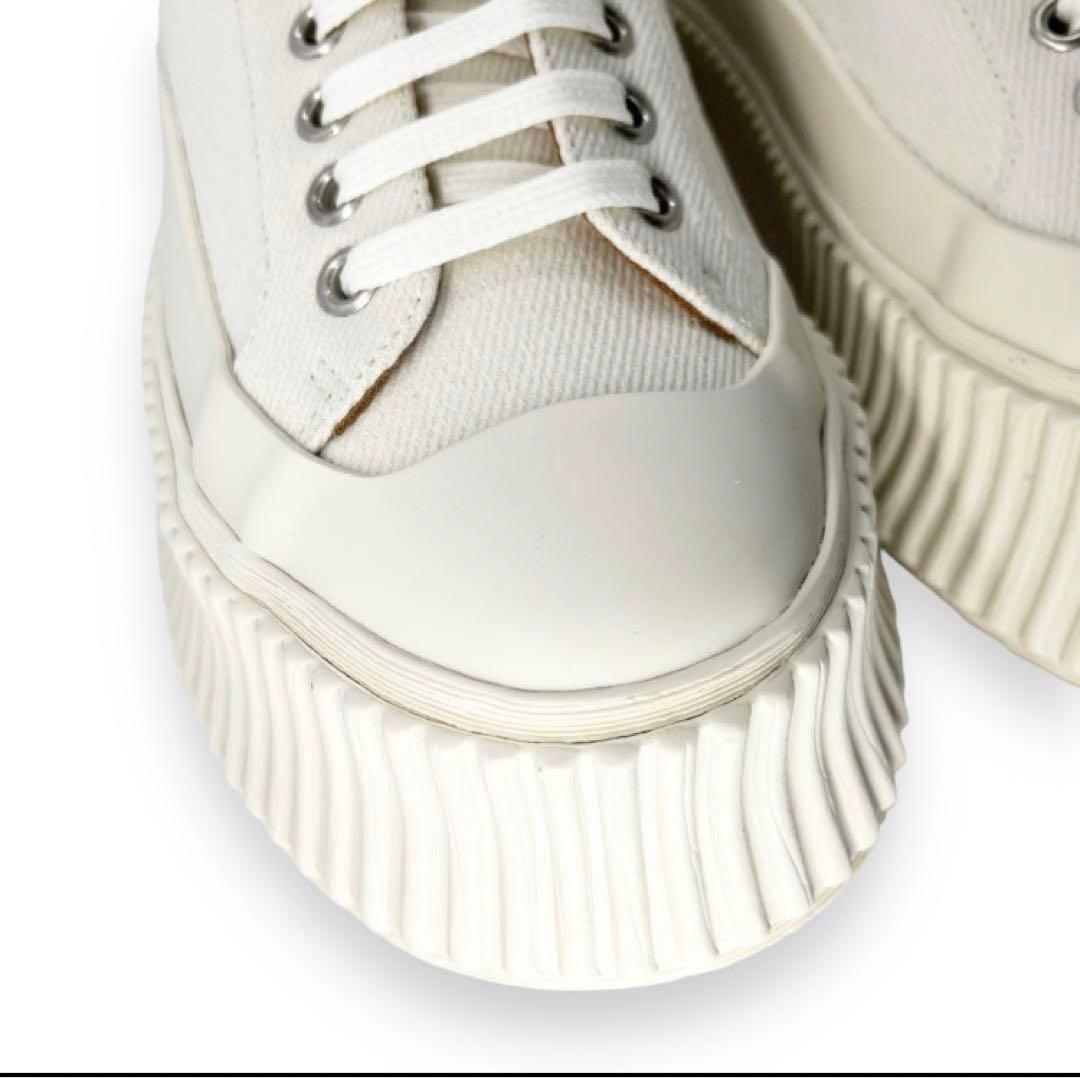 【新品】JIL SANDER プラットフォーム　レザー　スニーカー　38