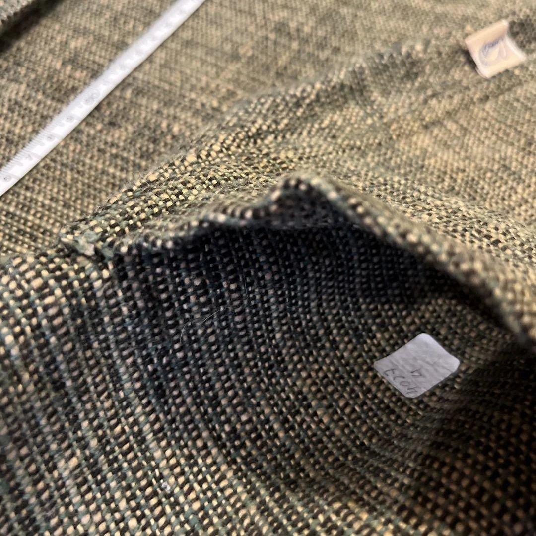 美品 うさとの服 綿 エプロンドレス 藍染 草木染め usaato ウサト