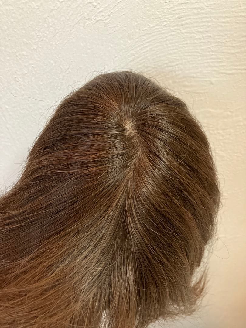 百合子ウィッグ 医療用ウィッグ 人毛100% 人工肌タイプ