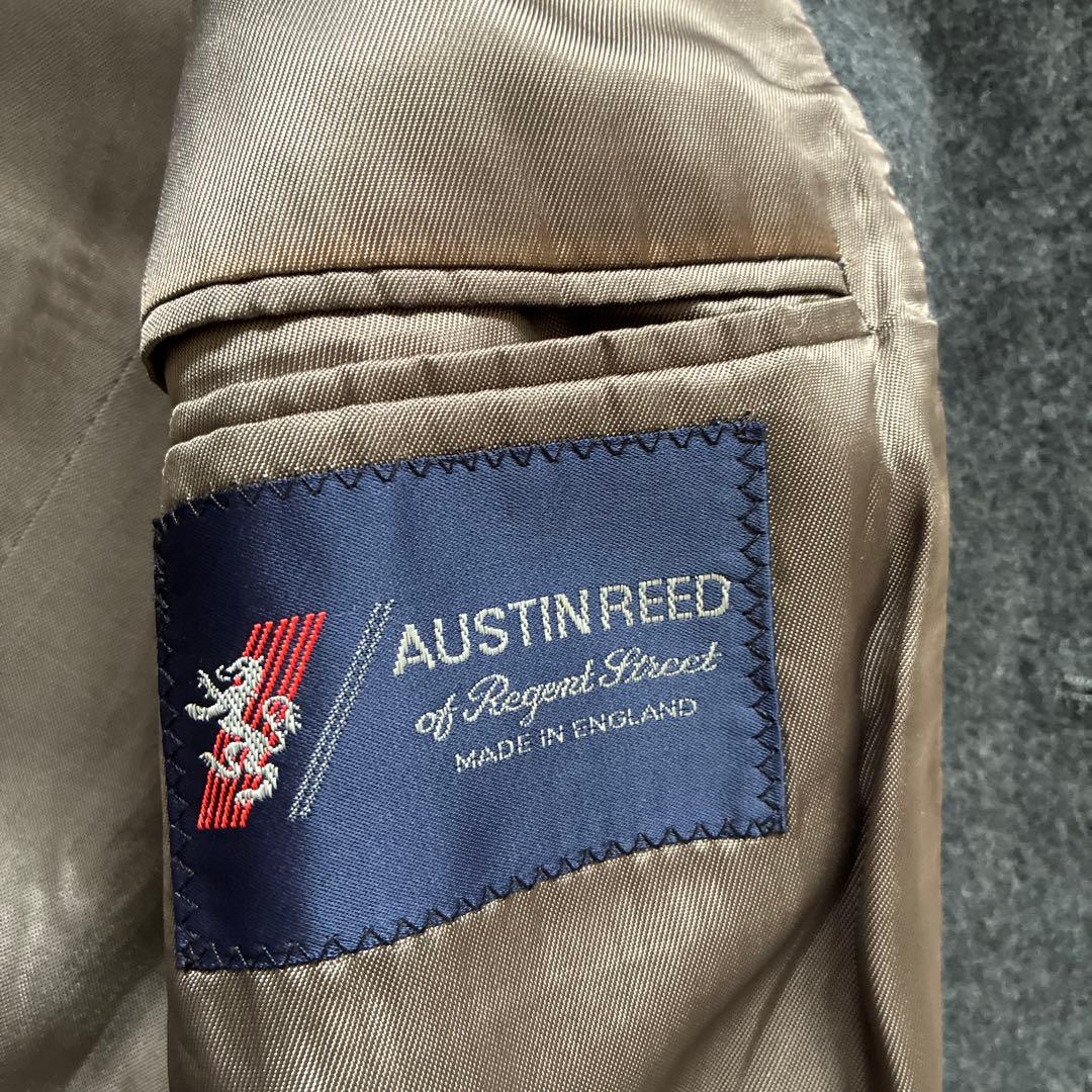 オースチンリード チェスターコート イングランド製 グレー ウール アンゴラ