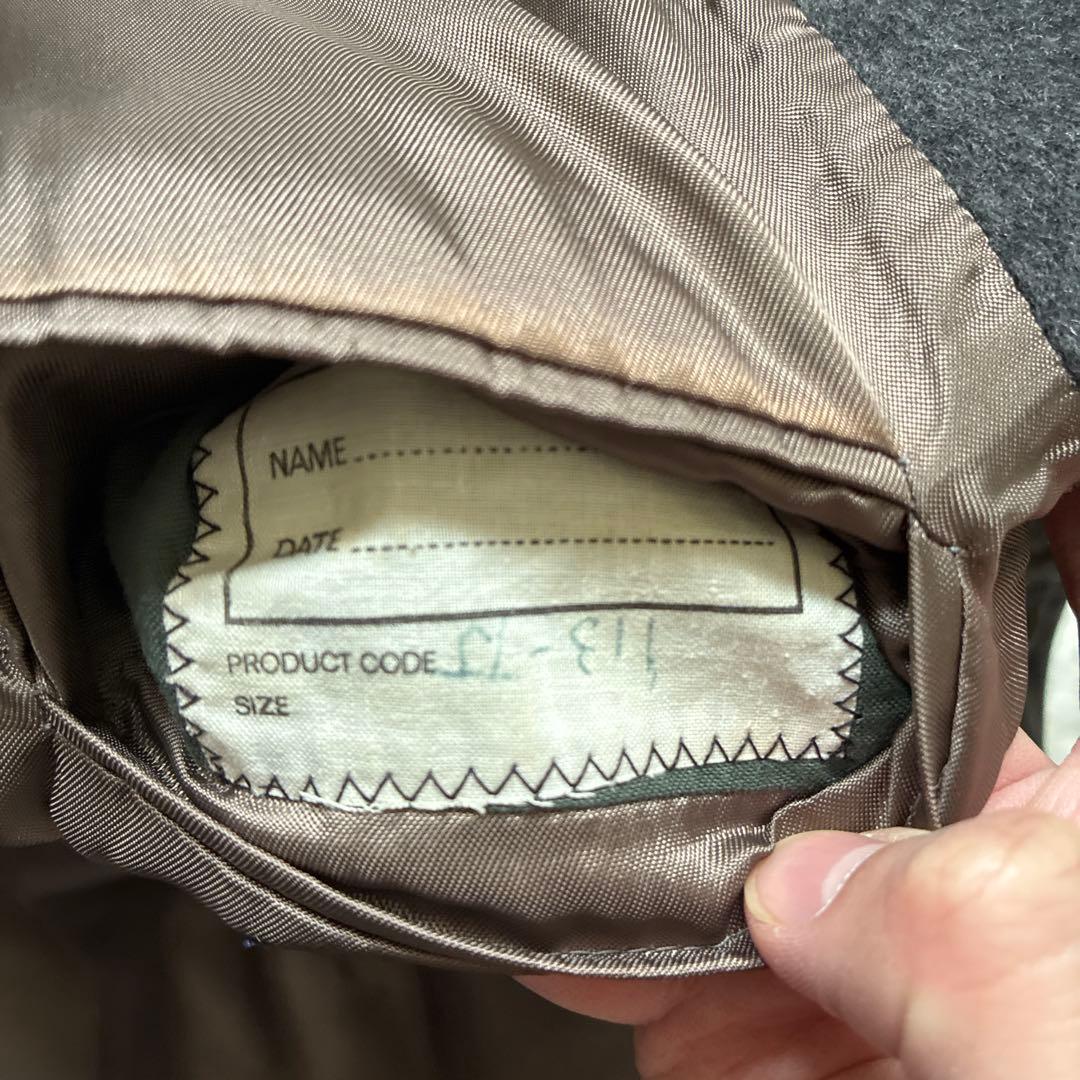 オースチンリード チェスターコート イングランド製 グレー ウール アンゴラ