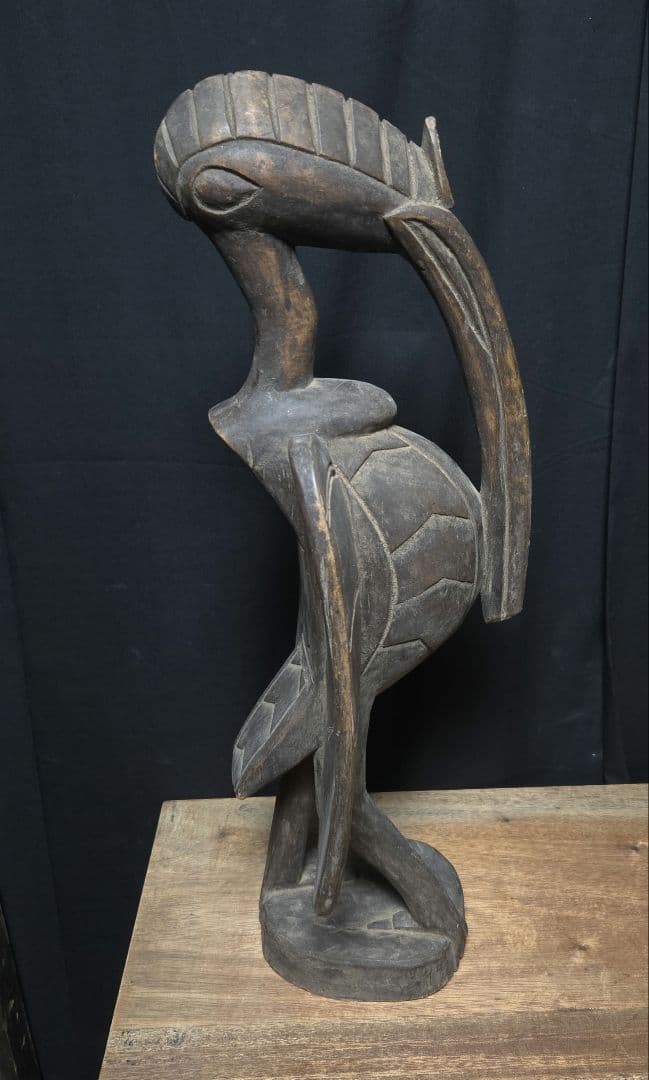 週末大特価！セヌフォ族カラオサイチョウコートジボワールアフリカプリミティブアート