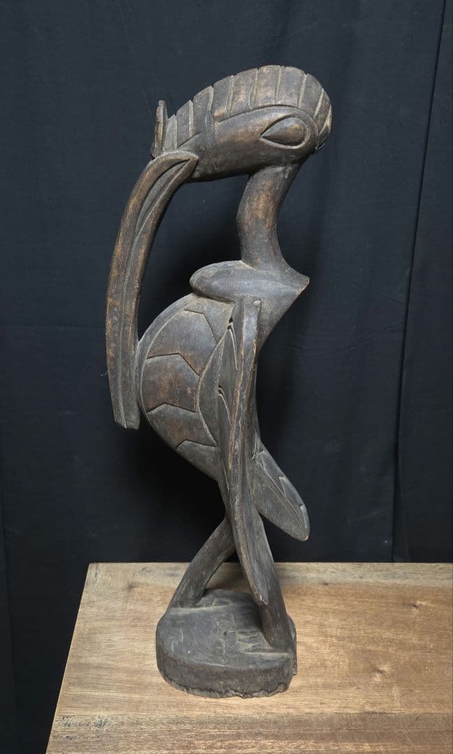 週末大特価！セヌフォ族カラオサイチョウコートジボワールアフリカプリミティブアート