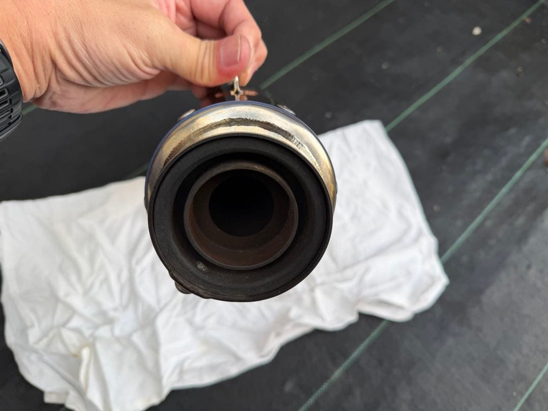 ナイトロレーシング コニカルチタンサイレンサー V1 300mmヒートポリッシュ