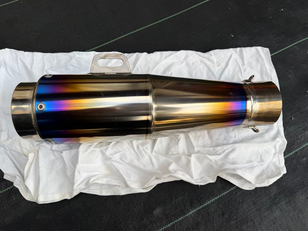 ナイトロレーシング コニカルチタンサイレンサー V1 300mmヒートポリッシュ