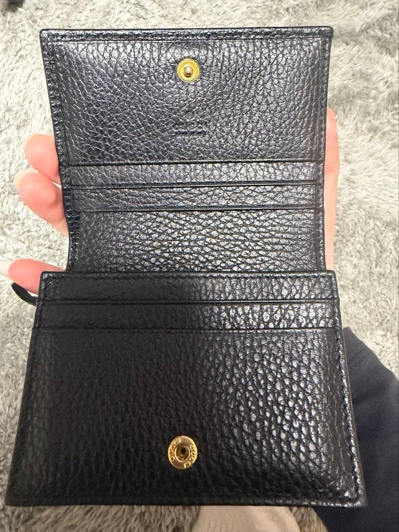GUCCIダブルGカードケースウォレット