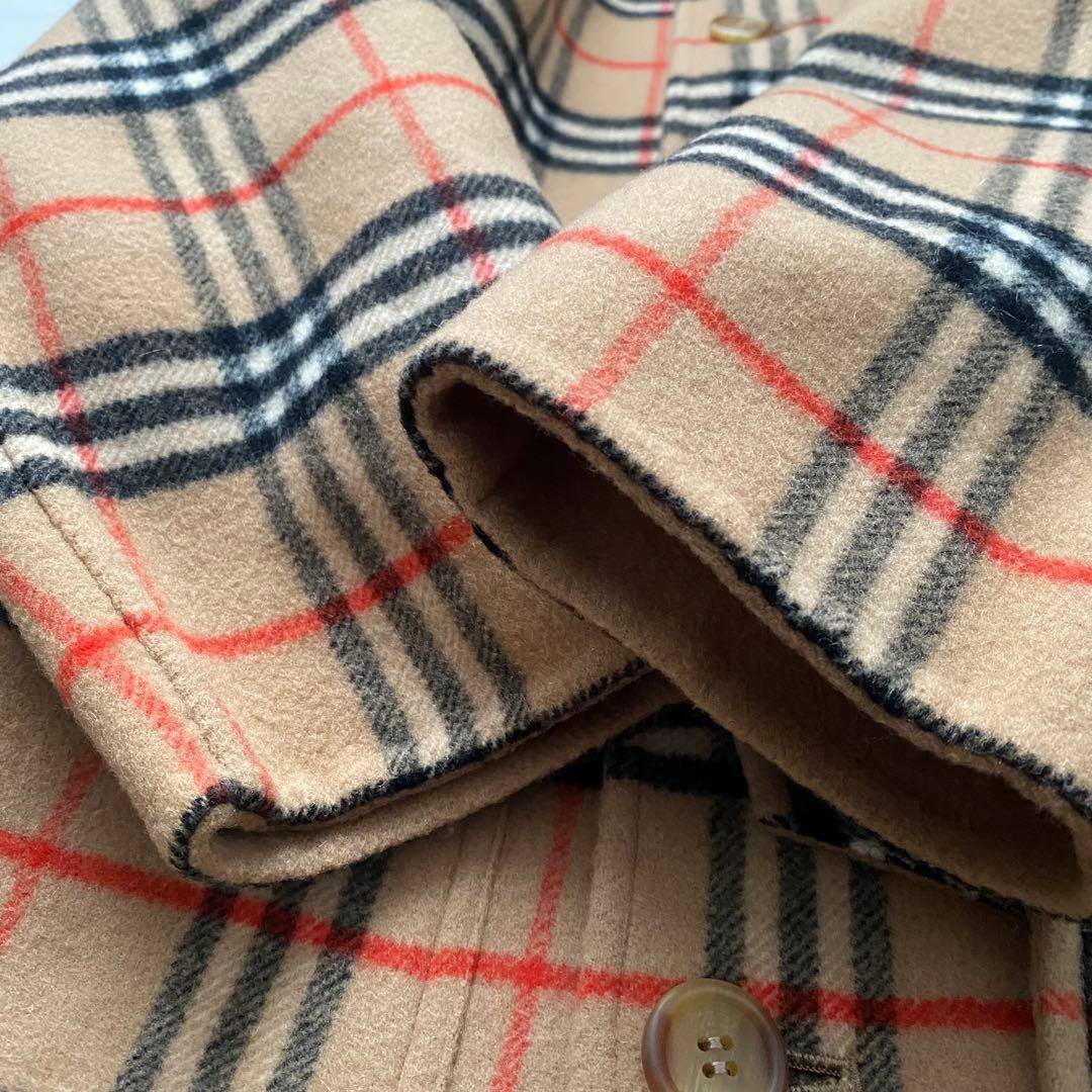 【極美品】 バーバリーズ リバーシブル ダブルフェイス ベルト付き ロングコート