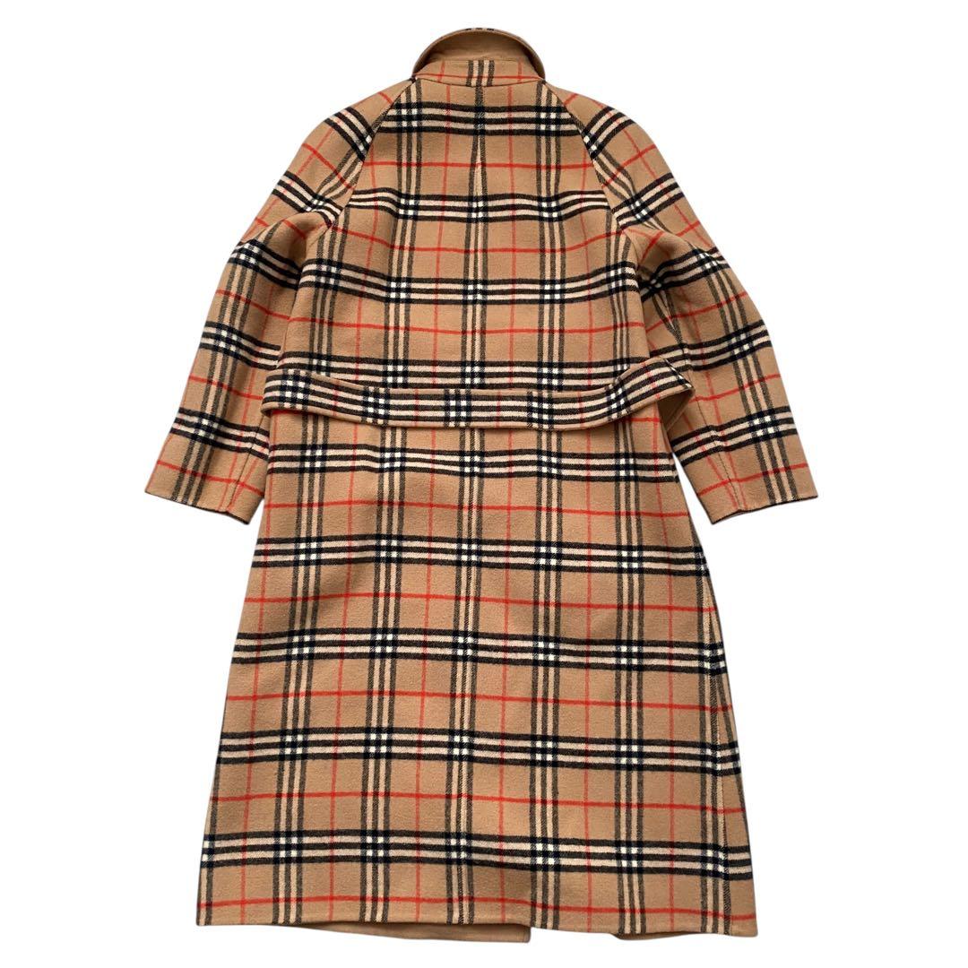 【極美品】 バーバリーズ リバーシブル ダブルフェイス ベルト付き ロングコート