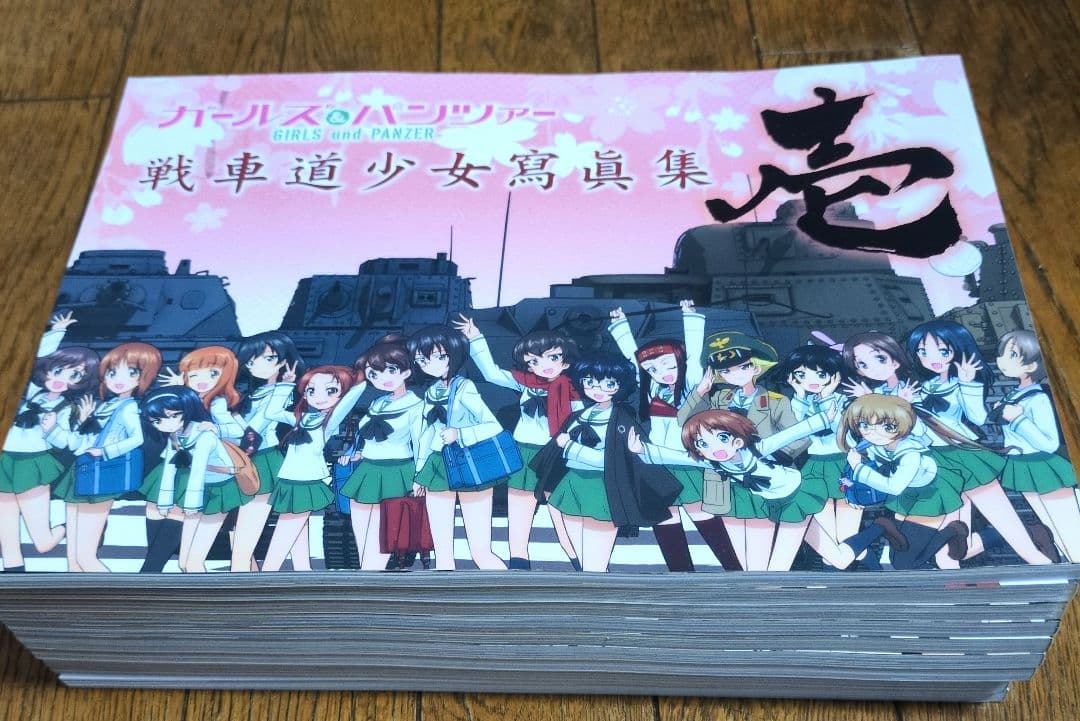ガールズ&パンツァー 戦車道少女寫眞集 壱〜拾 計10冊セット