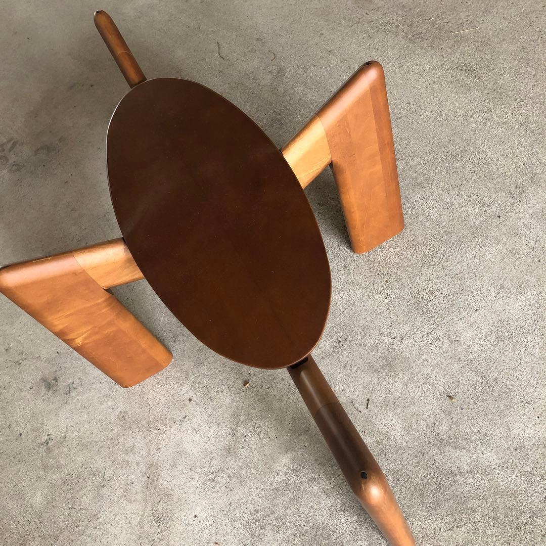 オシャレ！マルニ木工 maruni ガラストップテーブル 120cm幅