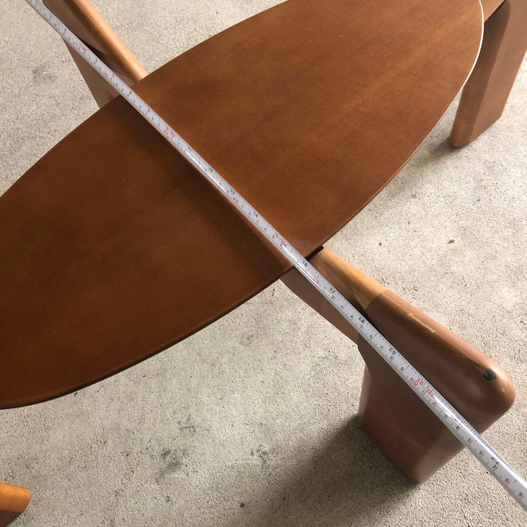 オシャレ！マルニ木工 maruni ガラストップテーブル 120cm幅