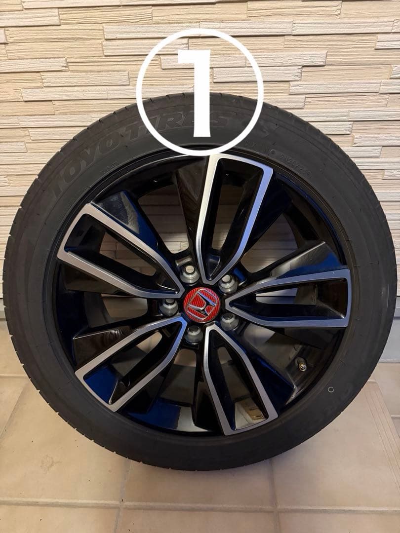 ① ヴェゼル純正ホイール225/55/R18 1シーズン使用18インチ　４本