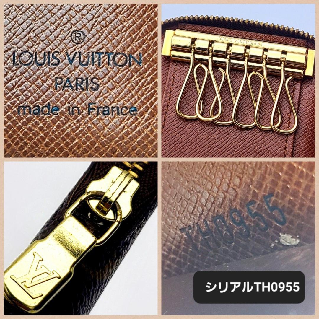 極美品 ルイヴィトン キーケース ポシェット6 クレ モノグラム 希少