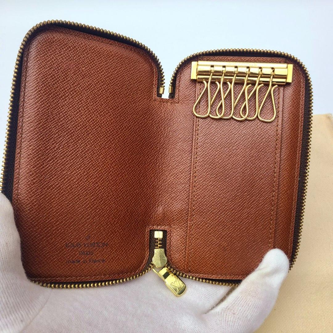 極美品 ルイヴィトン キーケース ポシェット6 クレ モノグラム 希少