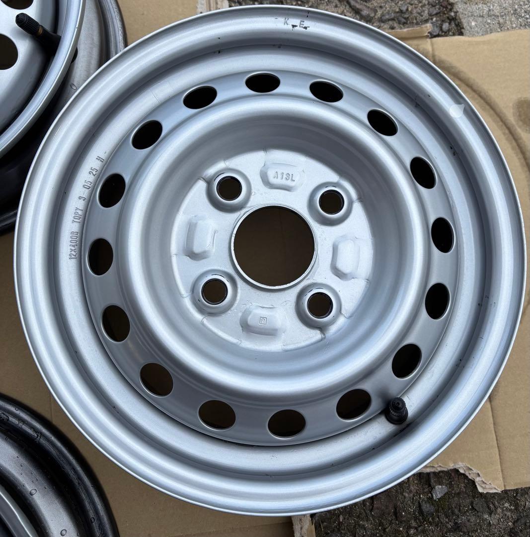 ダイハツ純正　ハイゼットスチールホイール　４本セット