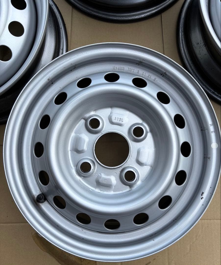 ダイハツ純正　ハイゼットスチールホイール　４本セット