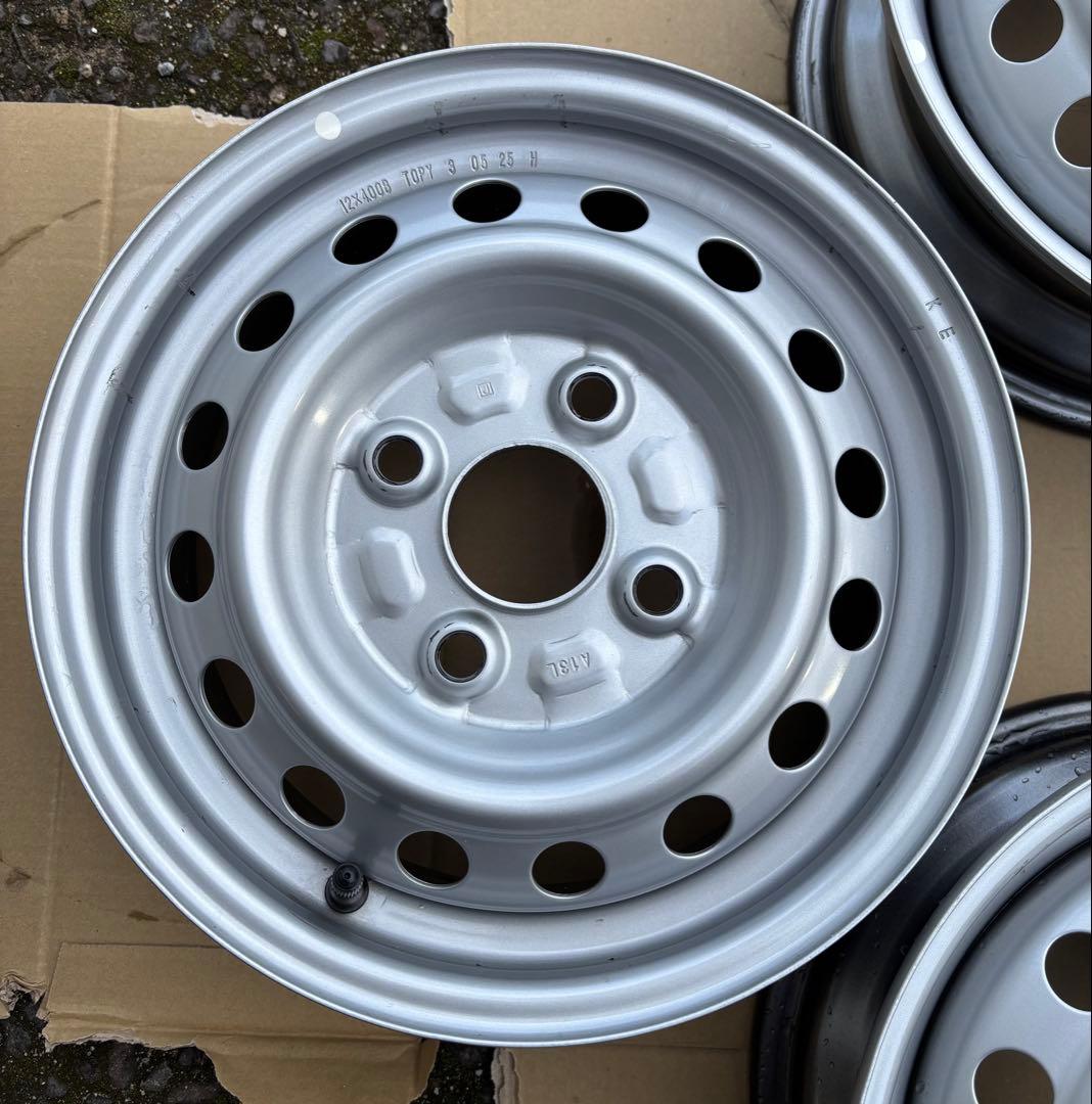 ダイハツ純正　ハイゼットスチールホイール　４本セット