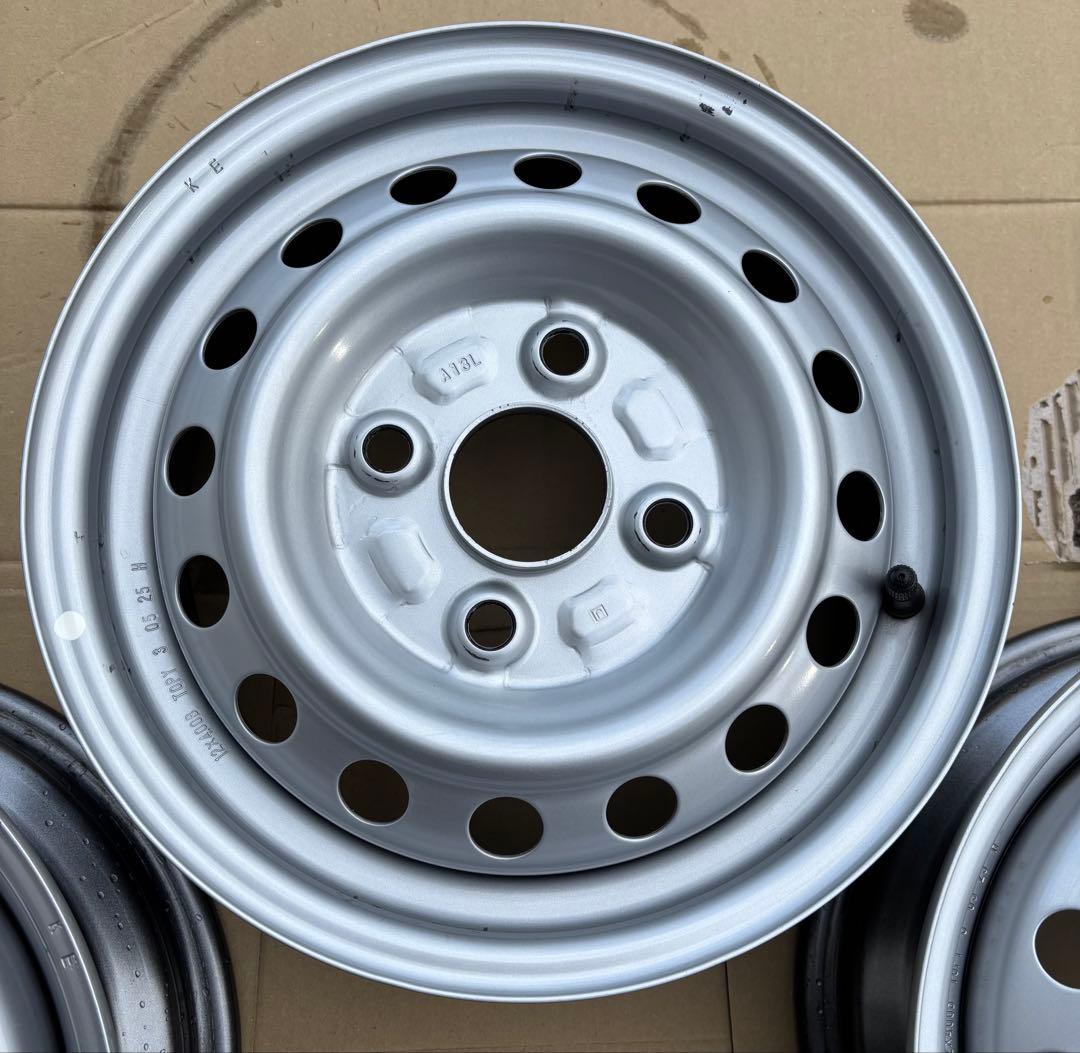 ダイハツ純正　ハイゼットスチールホイール　４本セット