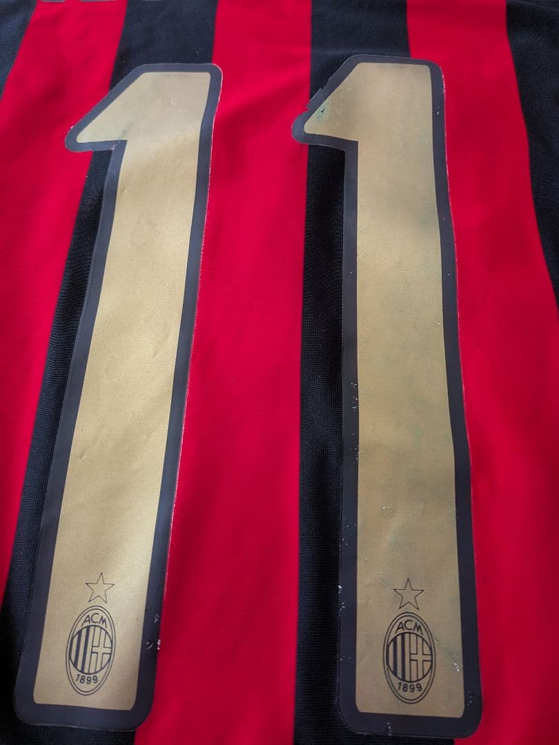 adidas05/06ミランCLモデル長袖ユニフォームNo.11ジラルディーノ