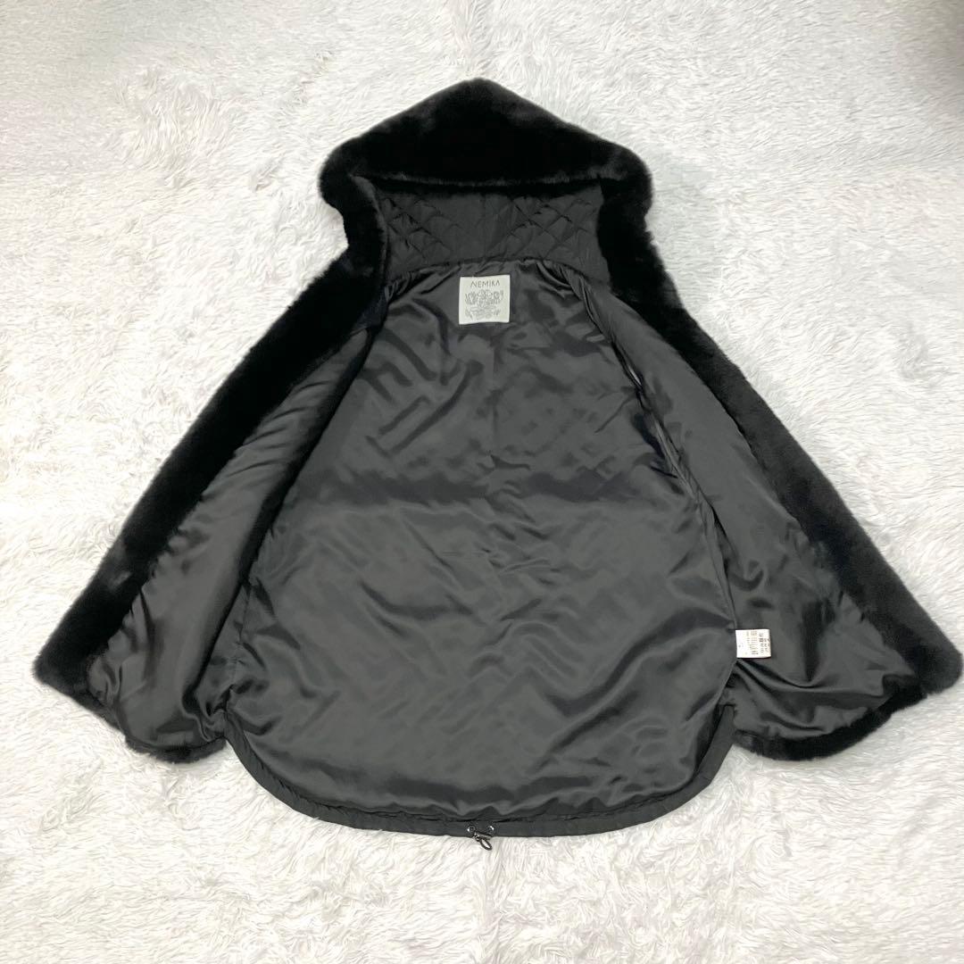 美品✨NEMIKA ネミカ　エコファー　キルティング　中綿　ベスト　1サイズ