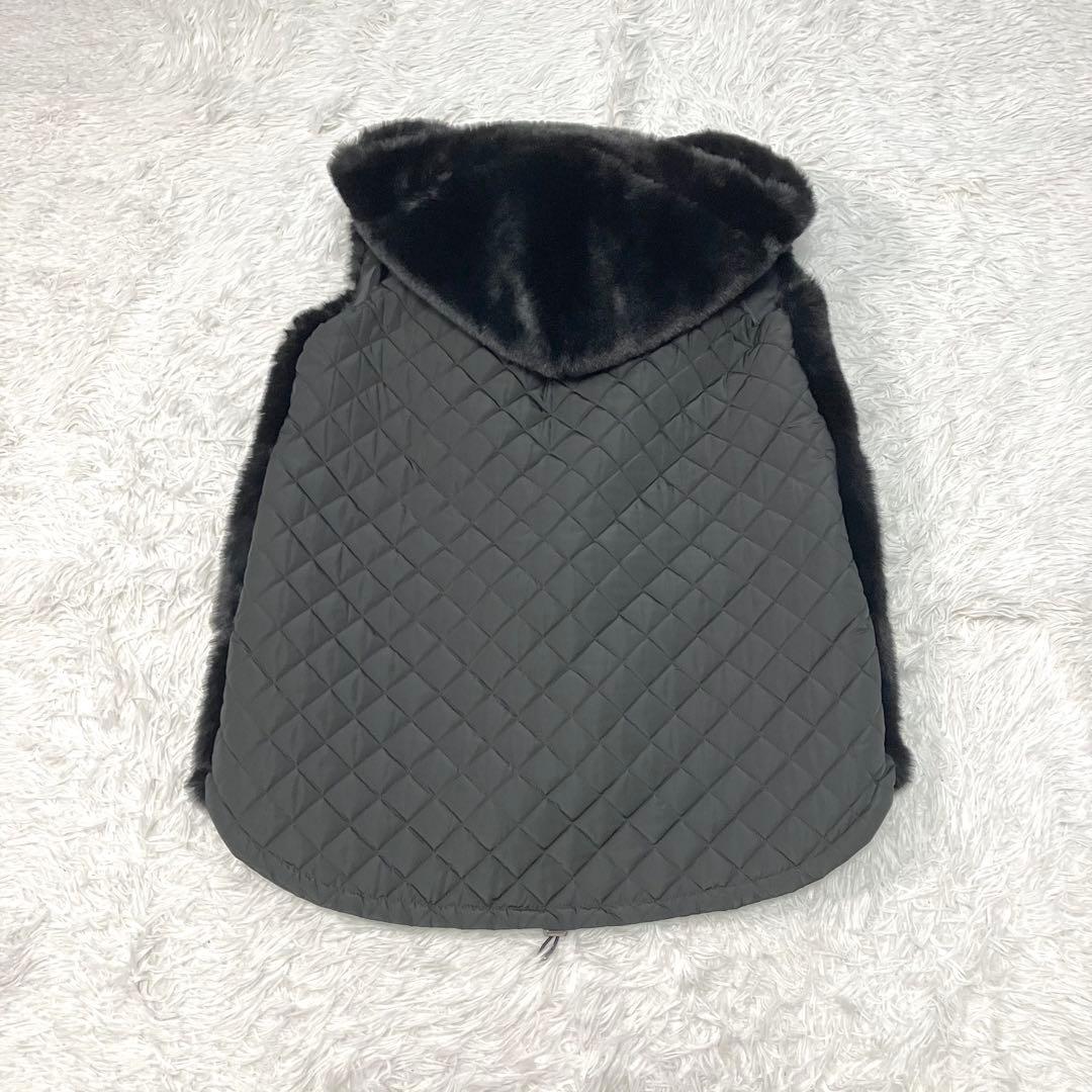 美品✨NEMIKA ネミカ　エコファー　キルティング　中綿　ベスト　1サイズ