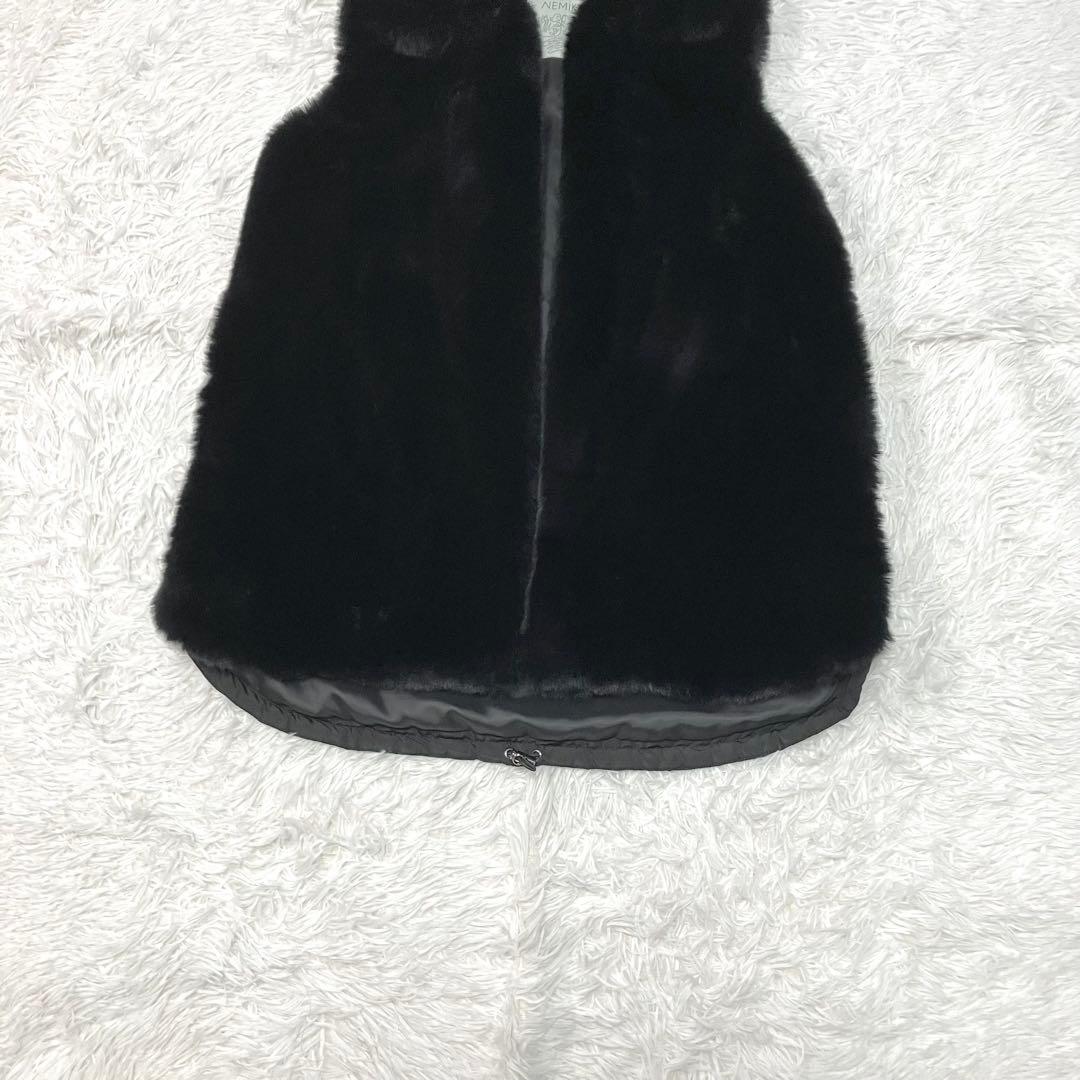 美品✨NEMIKA ネミカ　エコファー　キルティング　中綿　ベスト　1サイズ