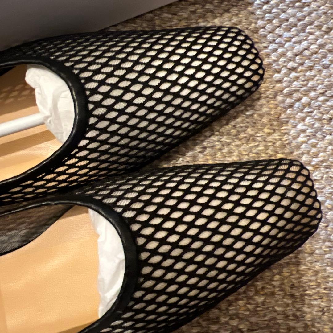 SUNNY ブラック フラットシューズ 39