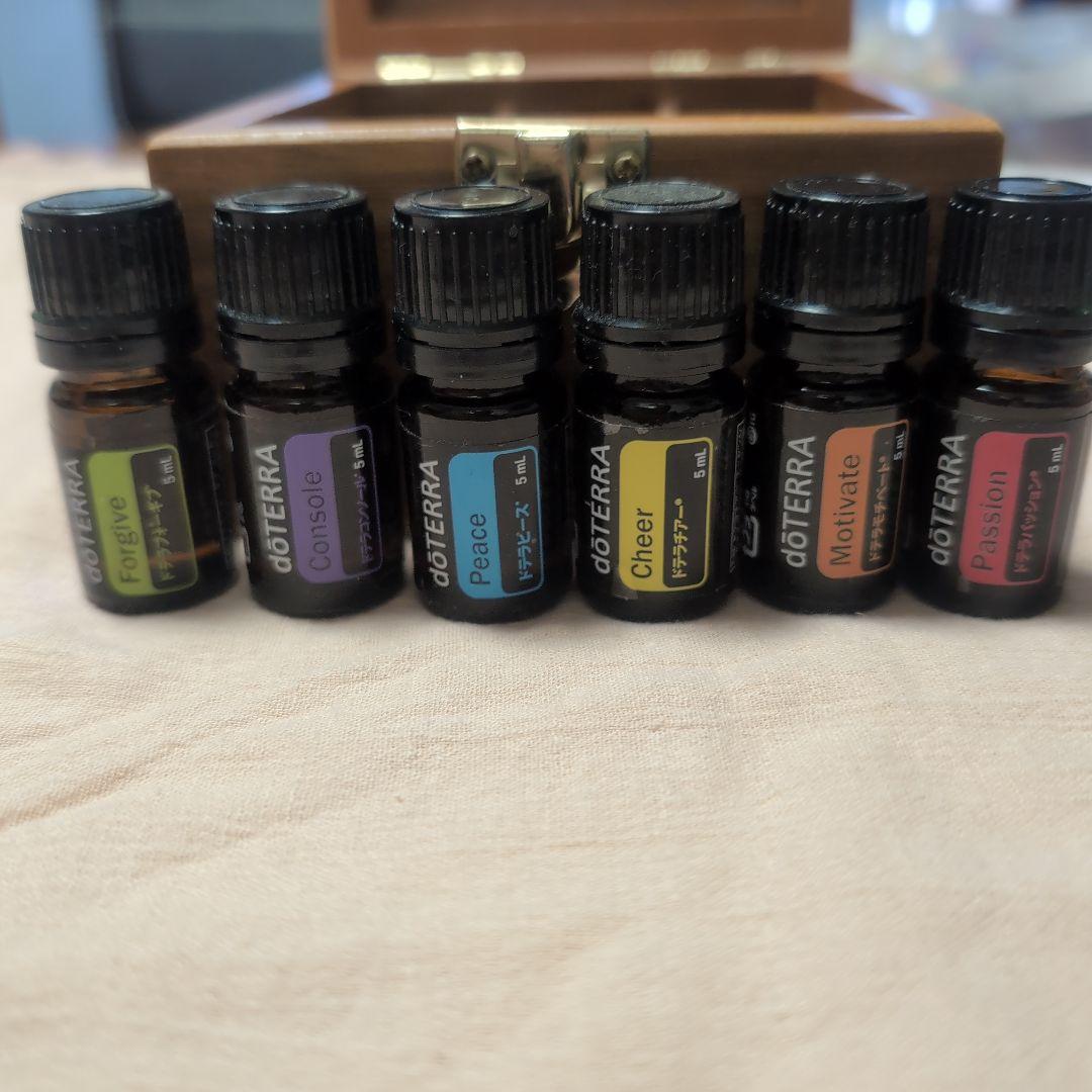 doTERRA 正規品未開封感情のオイル6本＆木箱セット