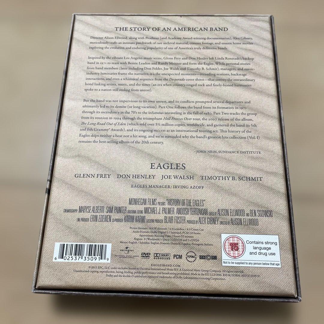 ヒストリー・オブ・イーグルスDVDデラックス・エディション国内盤