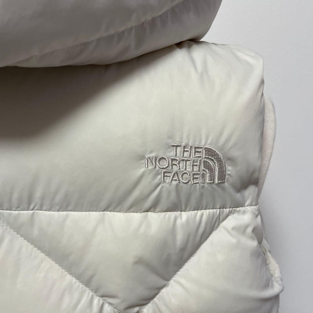 THE NORTH FACE ホワイト ダウンベスト
