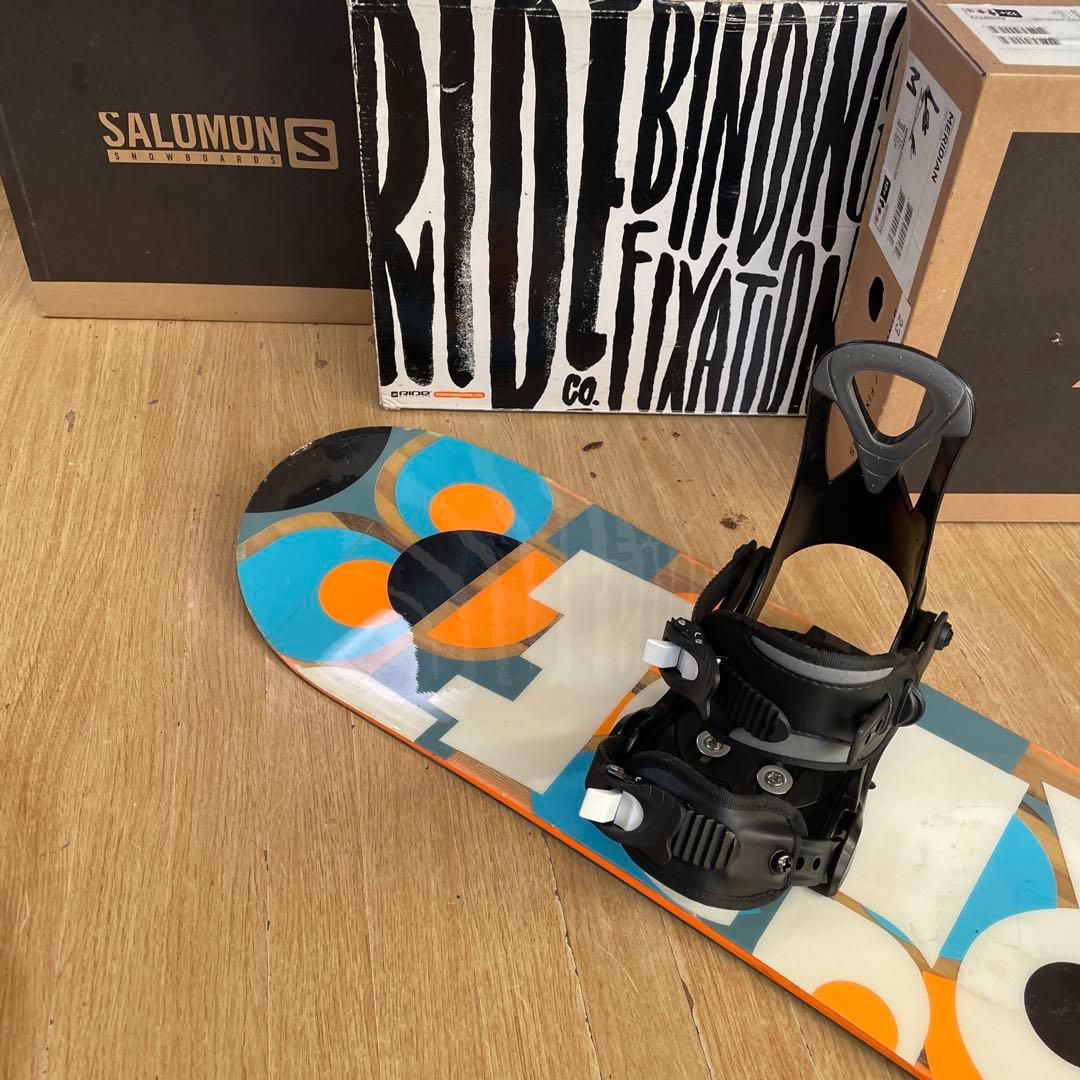 RIDE×ZUMA　ライド　キッズスノーボードセット　未使用バイン付3点セット