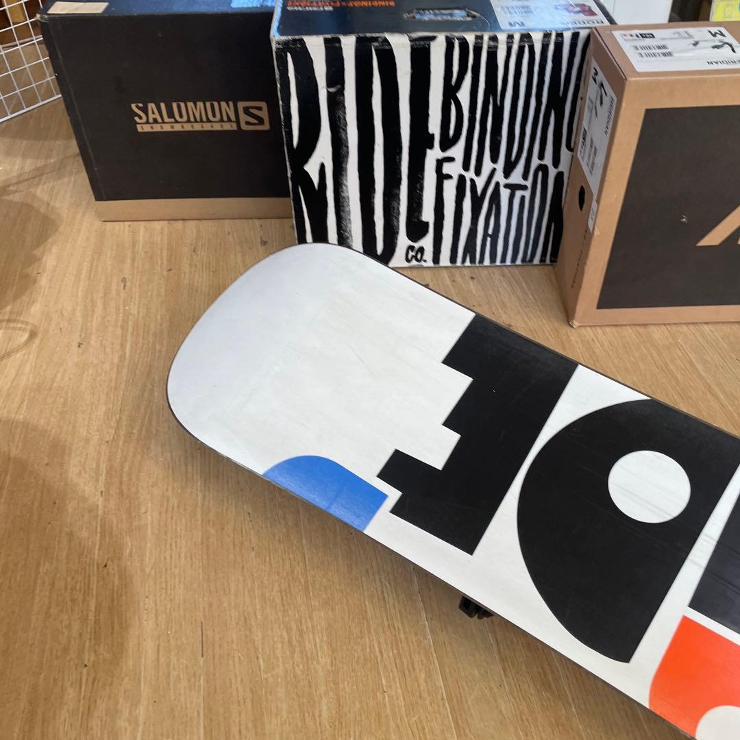 RIDE×ZUMA　ライド　キッズスノーボードセット　未使用バイン付3点セット