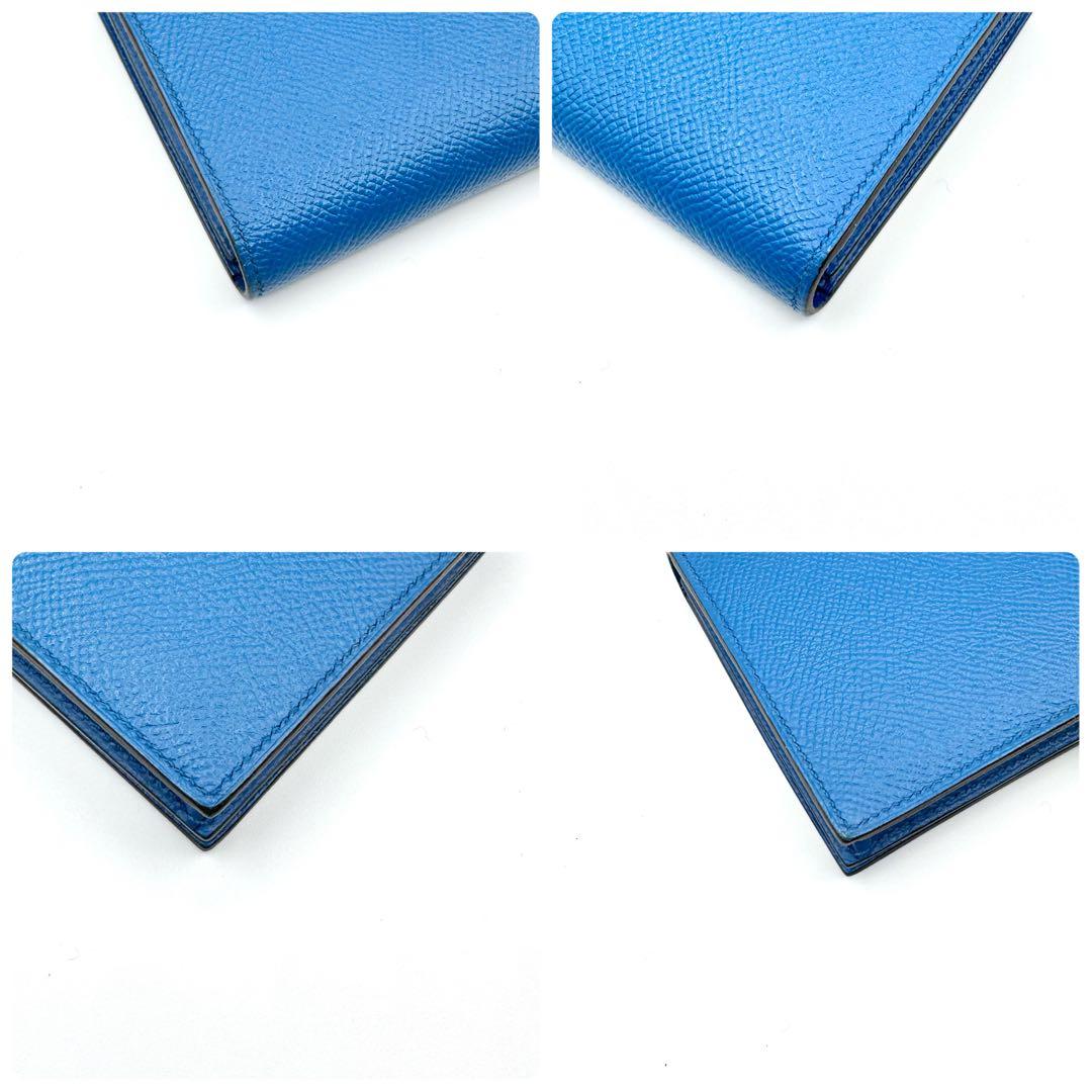 【極美品】HERMES エルメス ベアンスフレ エプソン C刻印 マチ付き