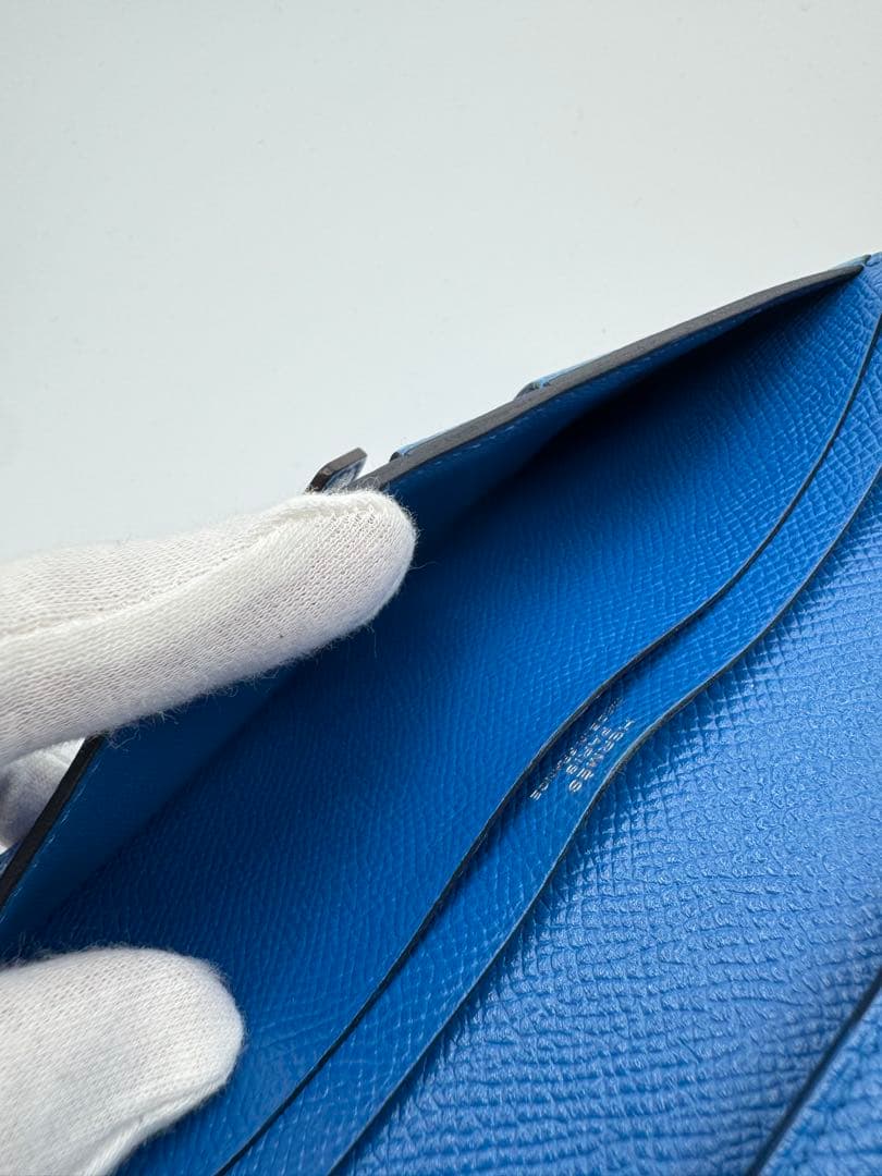 【極美品】HERMES エルメス ベアンスフレ エプソン C刻印 マチ付き