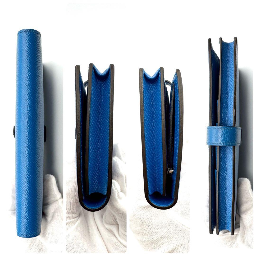 【極美品】HERMES エルメス ベアンスフレ エプソン C刻印 マチ付き