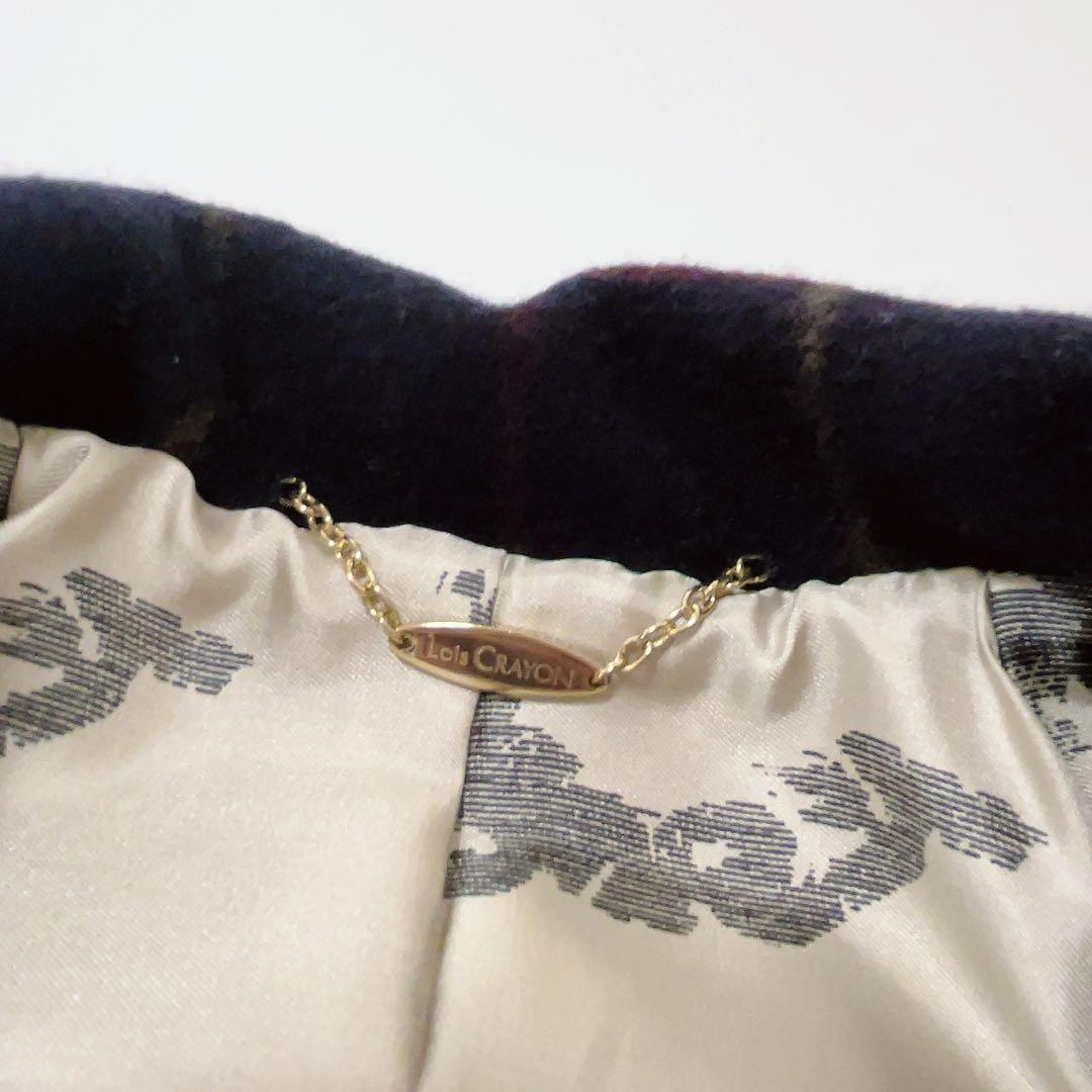 美品 ロイスクレヨン 2013年受注コート マント型ケープコート ルアーナ