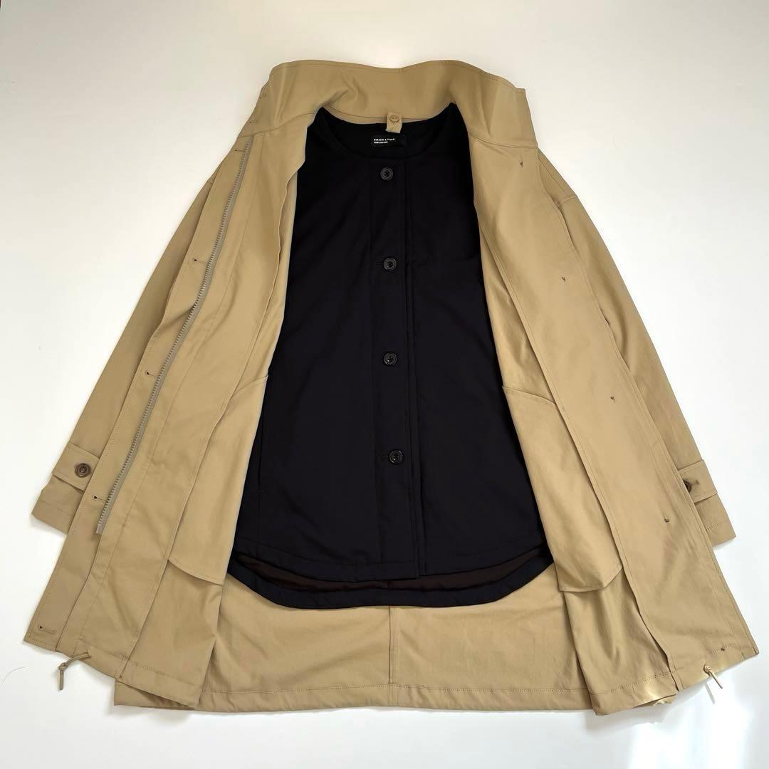 美品✨北欧、暮らしの道具店 3WAY かろやかコート 中綿ベスト付き M