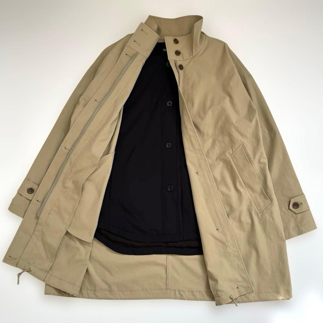 美品✨北欧、暮らしの道具店 3WAY かろやかコート 中綿ベスト付き M