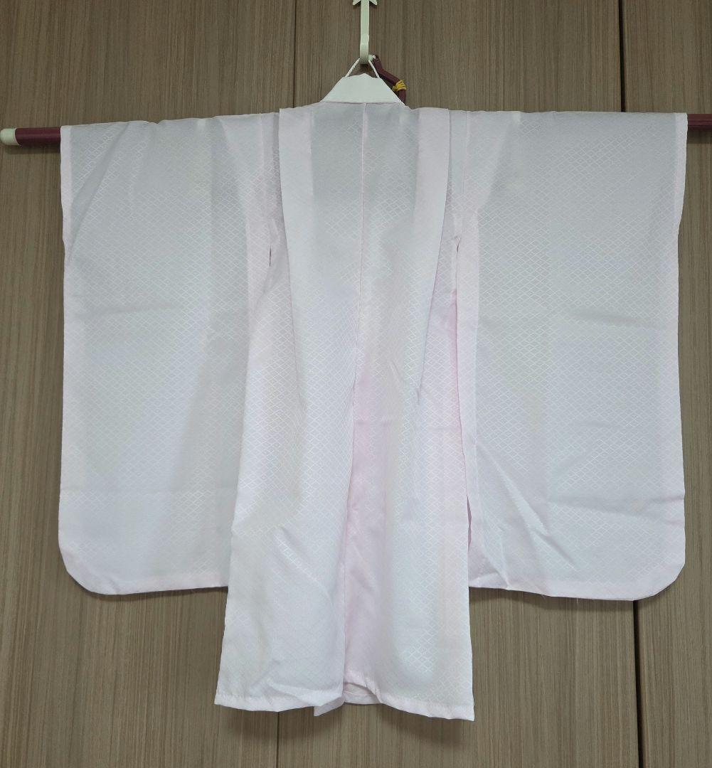 3歳☆式部浪漫 七五三 着物被布セット くす玉ピンク