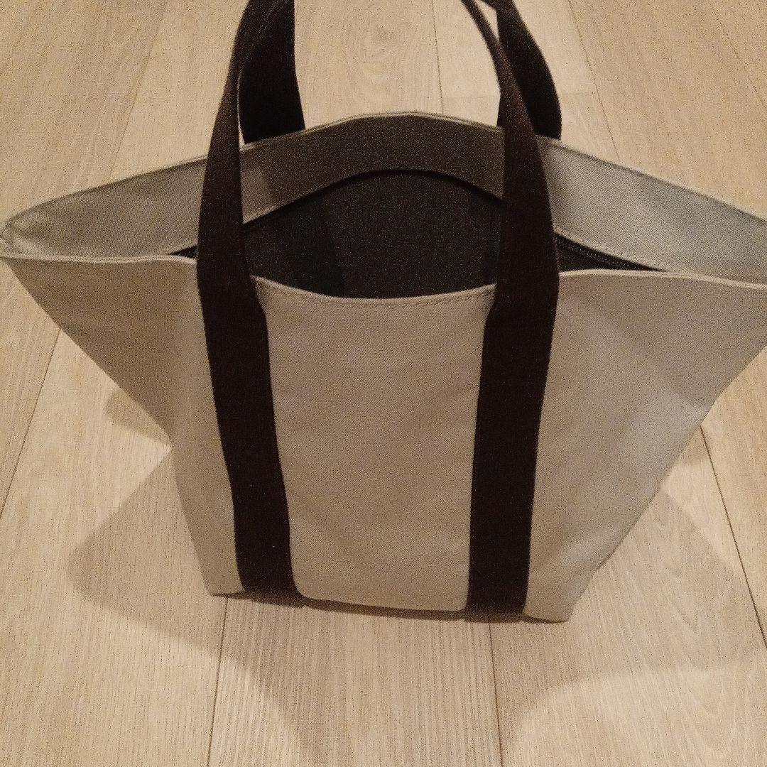 Hervé Chapelier トートバッグ グレー ブラウン