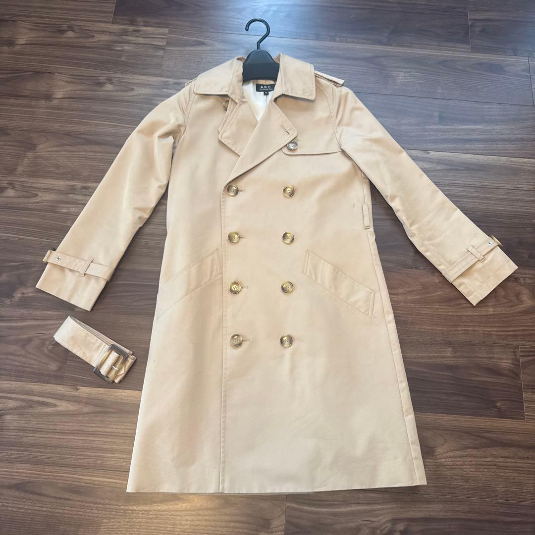A.P.C. トレンチコート ベージュ サイズ36