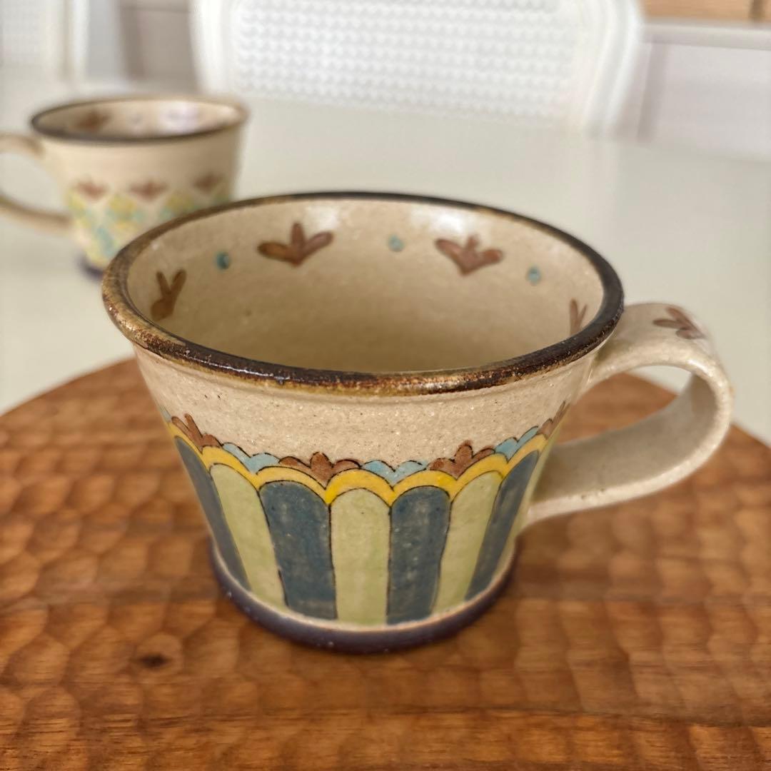 増山文 コーヒーカップ 2個セット 未使用品